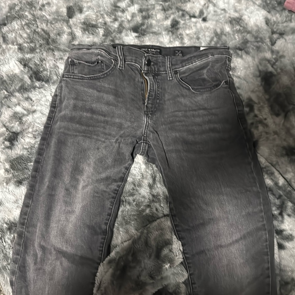 Lucky brand black athletic skinny jeans